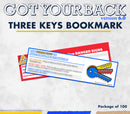 Three Keys & Danger Signs Bookmark