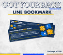 LINE Model Good Communication Bookmark