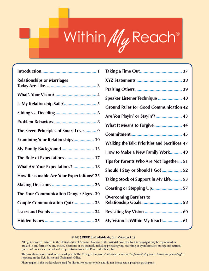 Within My Reach Kit for Individuals